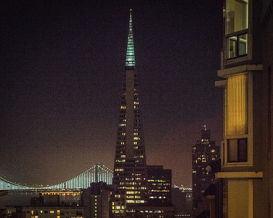 Bay Bridge from Nob Hill